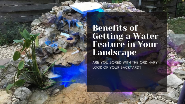 Benefits of Getting a Water Feature in Your Landscape